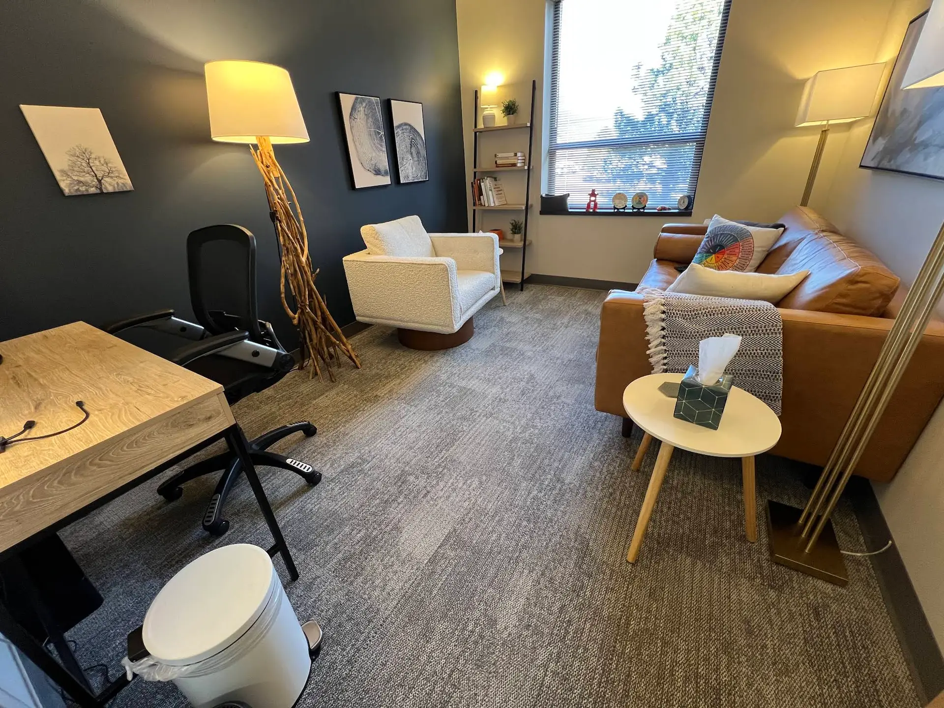 Welcoming therapy office interior at McCullough Family Therapy, 3900 S Wadsworth Blvd, Lakewood, Colorado